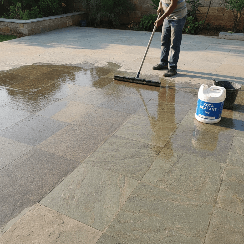 Kota stone sealing